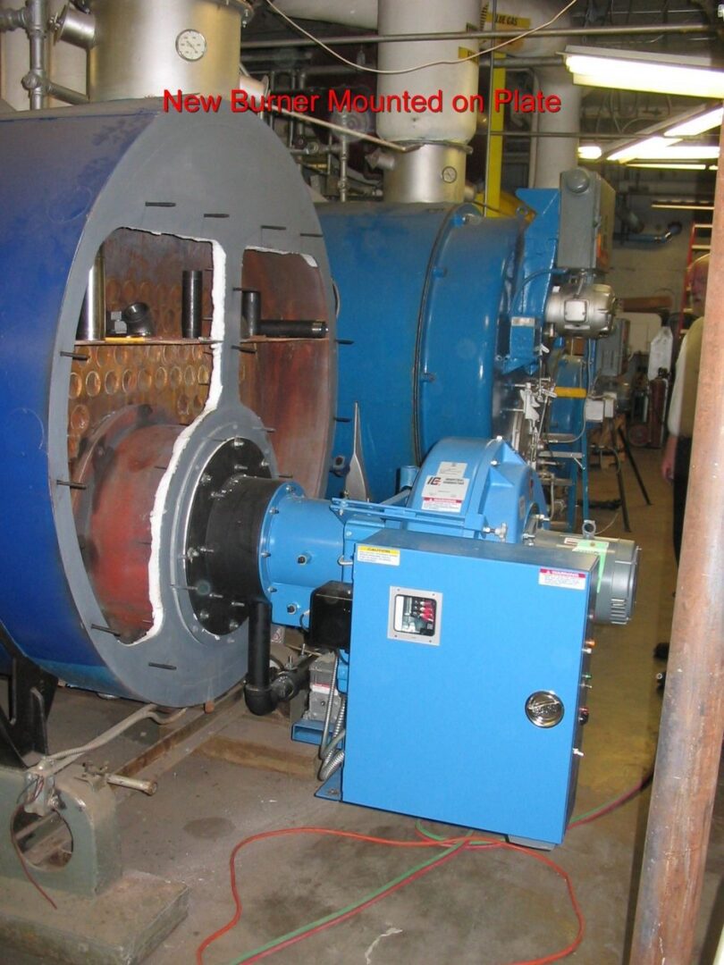 Industrial boiler room equipment serviced by Midwest Mechanical Systems in Cincinnati